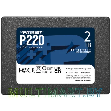 SSD диск Patriot P220 2TB (P220S2TB25)